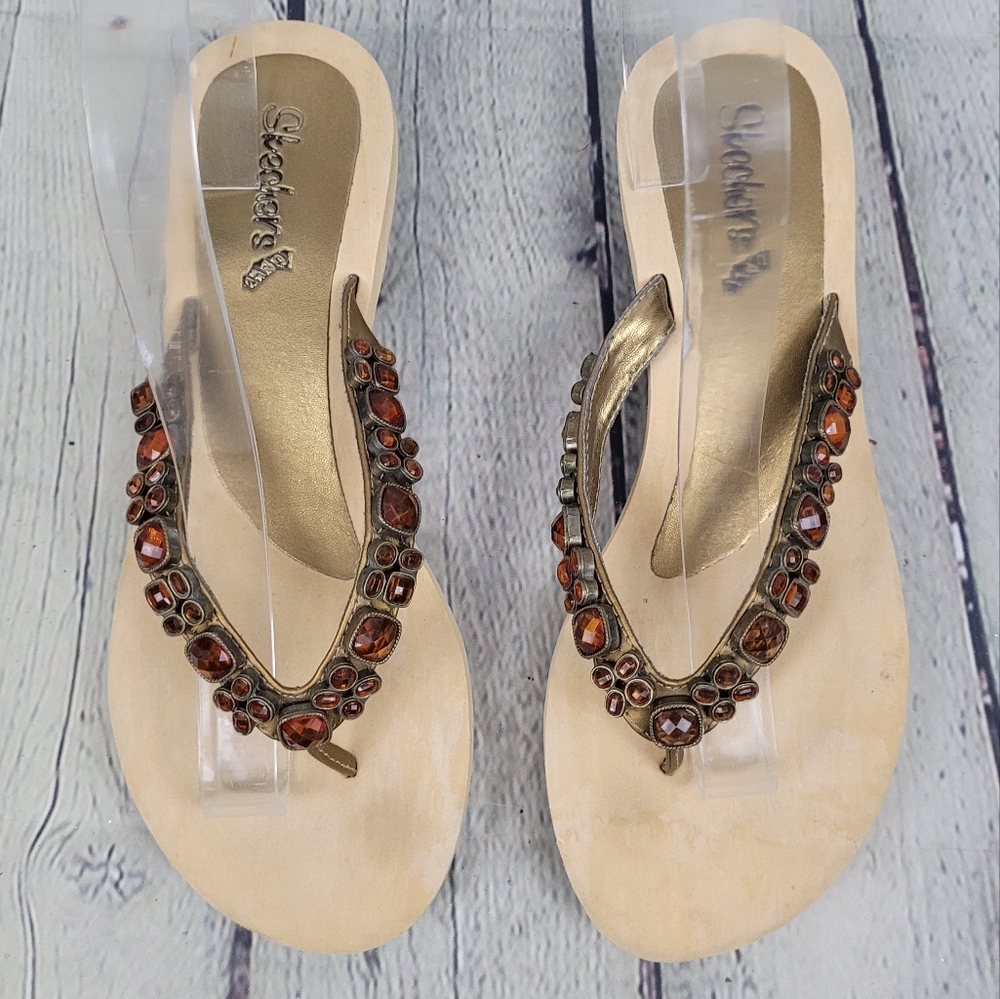 SKECHERS CALI | gem detail thong flipflop sandals